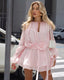 Maelani | Elegant Waist-Tie Mini Dress