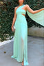 Lyra | Ribbon Pleat Evening Dress