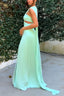 Lyra | Ribbon Pleat Evening Dress