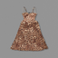 Lara | Rhinestone Strap Leopard Corset Dress