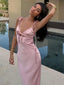 Bellamy | Sleeveless Satin Maxi Dress - Melbourne&May