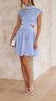 Chloe | High Neck Mini Dress - Melbourne&May