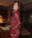 Juliette | Bordeaux Lace Midi