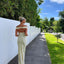 Emory | Satin Backless Gown