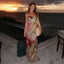 Léna | Floral Sunset Maxi Dress