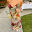 Léna | Floral Sunset Maxi Dress