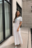 Sabrina | Contrast Collar Knit Dress