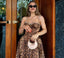 Lara | Rhinestone Strap Leopard Corset Dress