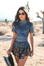 Lennie | High Neck Mini Dress