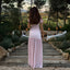 Juliette | Rosé Satin Drape Dress