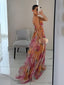 Imogen | Sunset Mesh Maxi