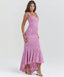Isaline | Draped Rosette Gown