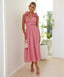Mireya | Rosette Wrap Dress - Melbourne&May