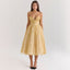 Millie | Golden Corset Dress