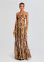 Zahara | Cutout Pleated Maxi Dress